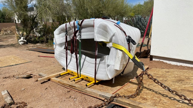 Rhino Cart - Moving 4,000lbs in Stone Fixtures in Arizona